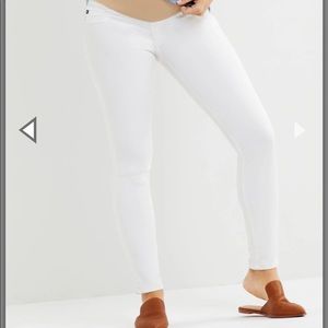 AG maternity white denim jeans 29R